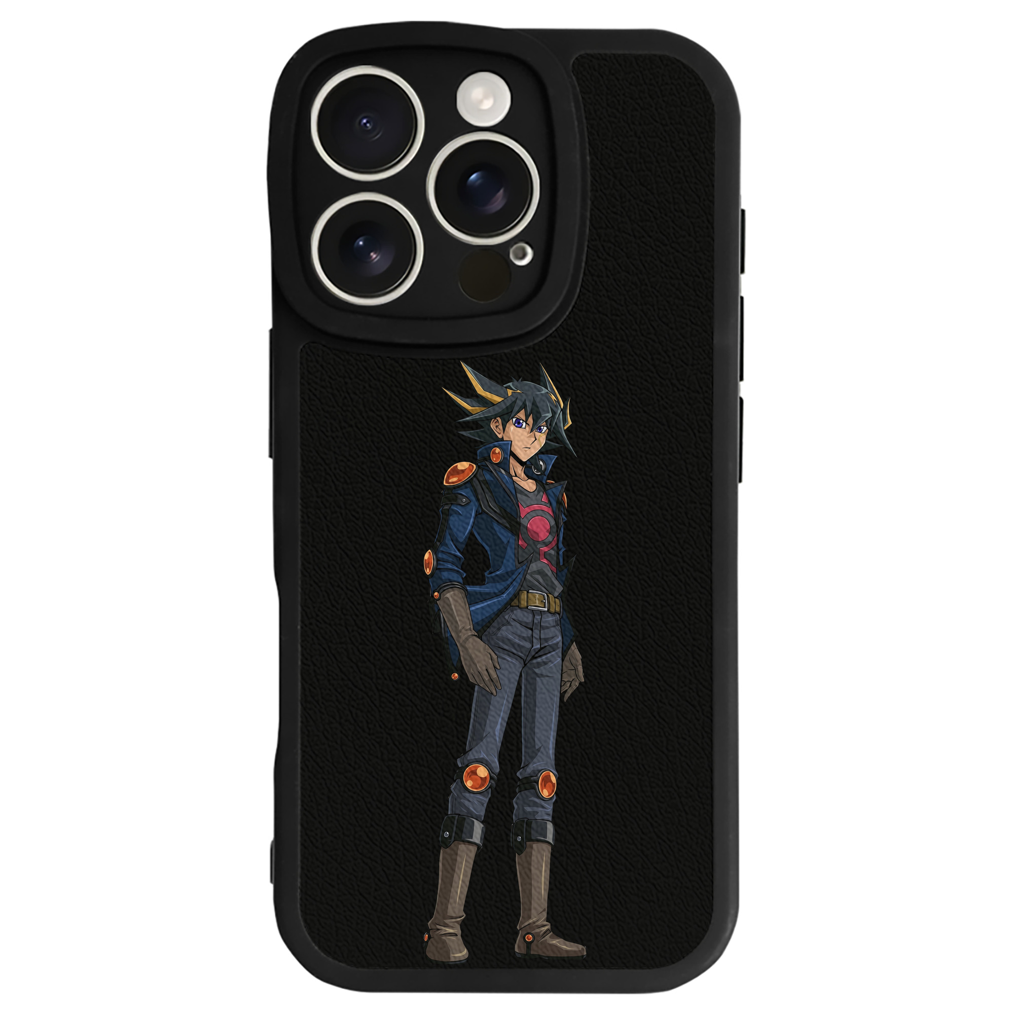 遊☆戯☆王 Yu-Gi-Oh! 【iPhone 16シリーズ対応】シリコンスマホケース（レザー調） 材質：シリコン